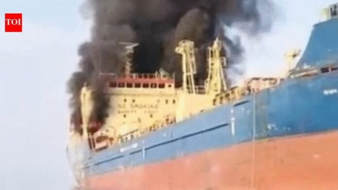 Oil tanker carrying 15 Indian nationals, 5 Iranians attacked near Oman coast, 4 crew injured | India News