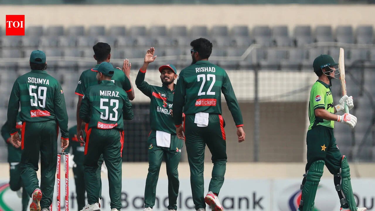 PAK vs BAN: After T20 World Cup debacle, Pakistan crumble like a pack of cards against Bangladesh | Cricket News