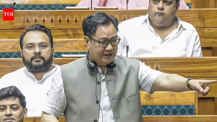 Rahul attacking institutions as he can't win polls: Kiren Rijiju | India News