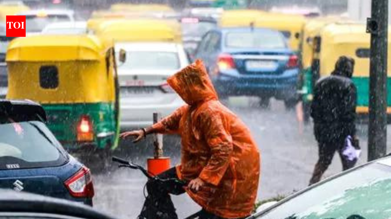Rain lashes several parts of Delhi-NCR; thunderstorms, gusty winds likely this week, says IMD | India News