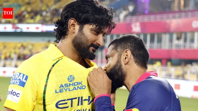Ravindra Jadeja kisses CSK crest after RR win, emotional moment melts hearts | Cricket News