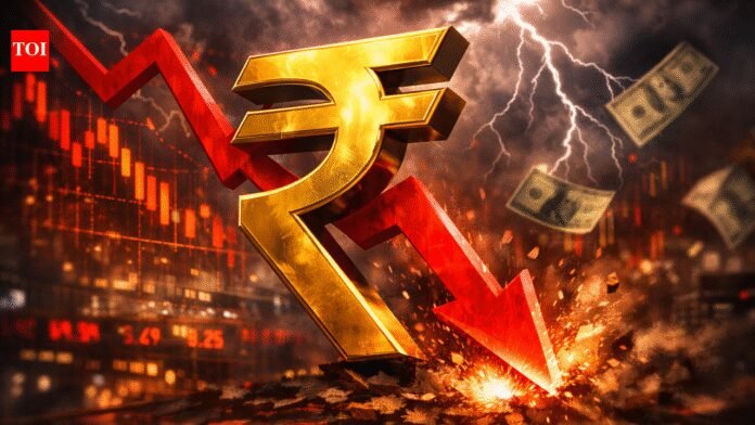 Rupee breaches 91 mark again: Currency falls to 91.32 against US dollar amid Middle East tensions