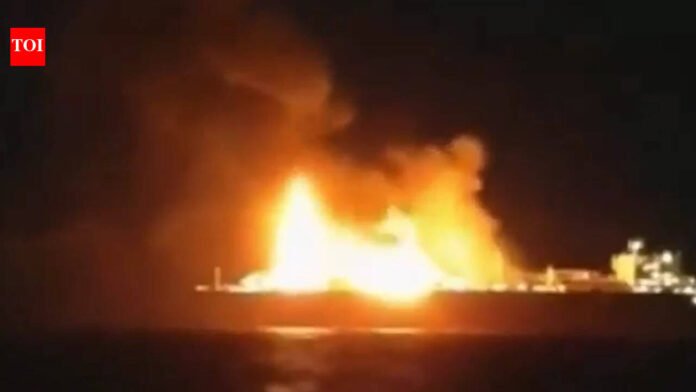 Russian shadow fleet LNG tanker sinks after 'sudden explosions' off Libya coast