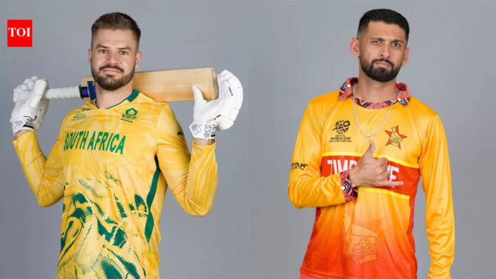 SA vs ZIM Live Score, T20 World Cup 2026: Ruthless South Africa take on Zimbabwe, aim to end Super 8s unbeaten