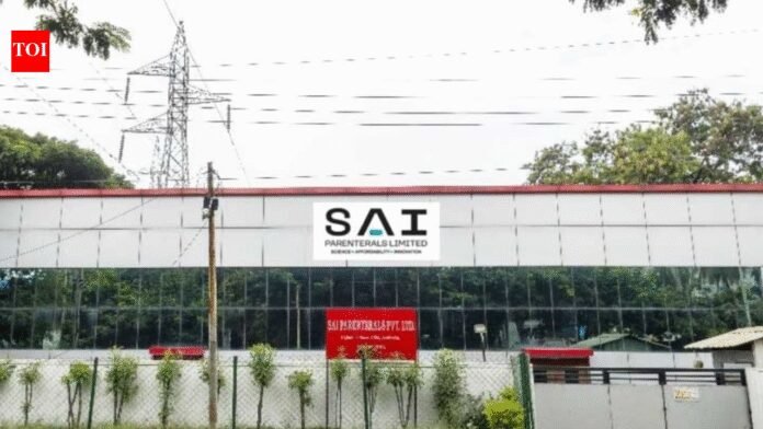 Sai Parenterals fixes price band of Rs 372-392 per share for IPO opening March 24 | India News