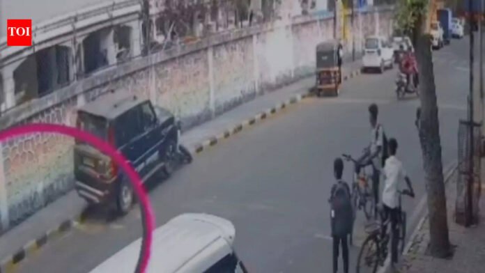 Speeding SUV hits woman in Navi Mumbai, drags her 50m before crashing into 6 parked vehicles | Navi Mumbai News