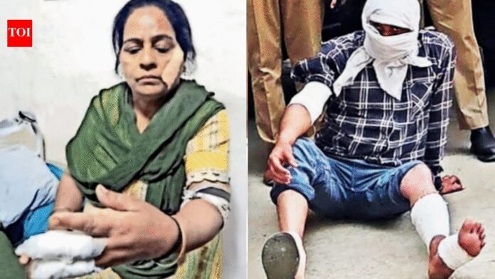 Stabbed thrice, 54-year-old Punjab woman fights off intruder posing as delivery agent | Chandigarh News