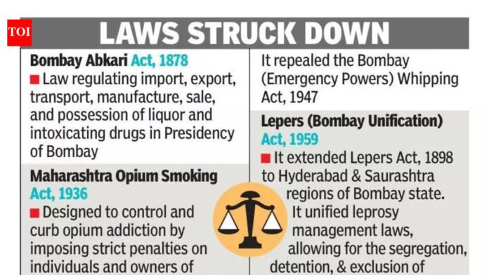 State repeals 80 obsolete laws, some still linger on | Mumbai News