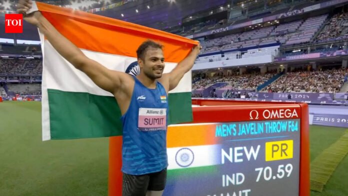 Sumit Antil leads India’s dominant day at World Para Athletics Grand Prix with javelin gold | Cricket News
