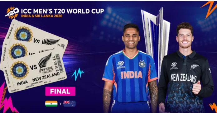 T20 World Cup 2026 Final: India vs New Zealand Ticket Prices and Booking Details