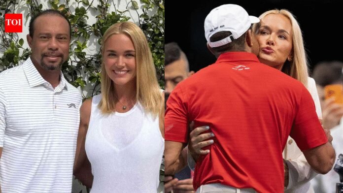 Vanessa Trump: Golf legend Tiger Woods seen with girlfriend Vanessa Trump in public moment before comeback game as Kai Trump cheers in stands | International Sports News