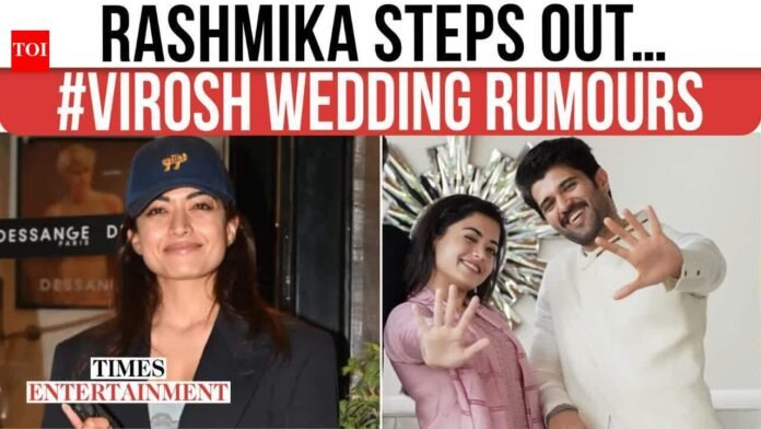 Vijay Deverakonda: Rashmika Mandanna turns wink girl and radiates bridal glow as she arrives in palki for wedding with Vijay Deverakonda - Pic | Telugu Movie News
