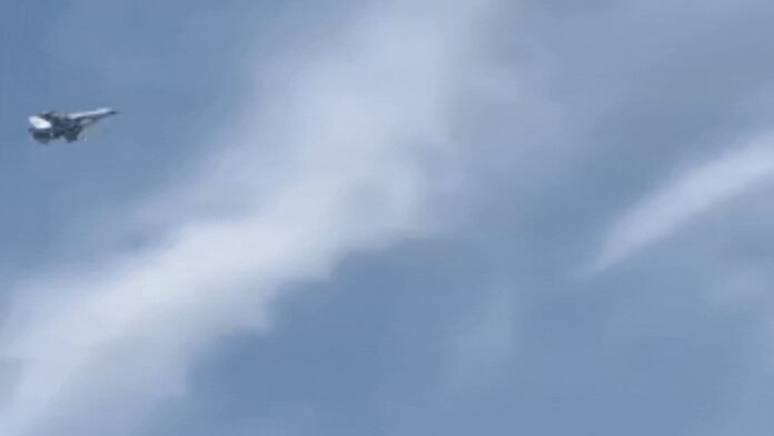 Viral video shows UAE F-16 shoot down Iranian drone over Dubai beach