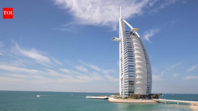 Watch: Drone debris hits Dubai’s Burj Al Arab after iranian strike