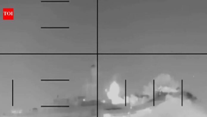 Watch: Exact moment US strike hits Iranian ship, killing over 85