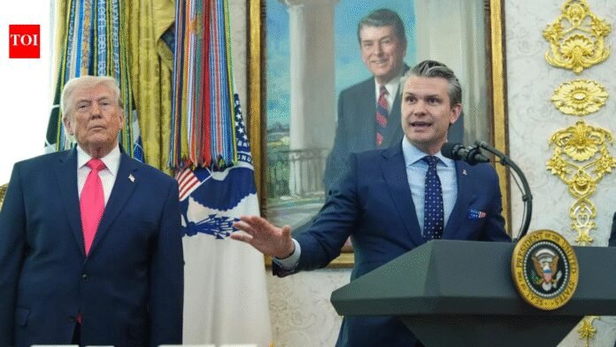 'We negotiate with bombs': US secretary of war Pete Hegseth's warning to Iran as Trump talks peace