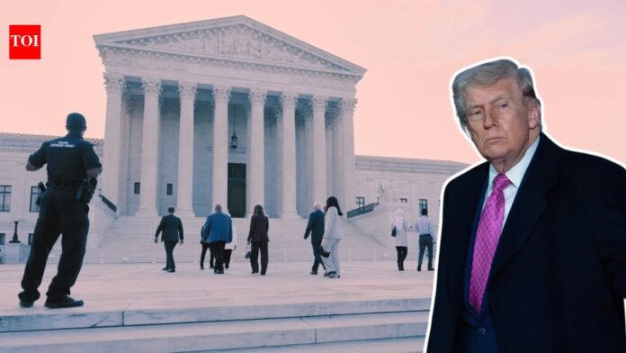 Birthright citizenship case: Trump becomes first sitting US president to attend oral arguments at SC
