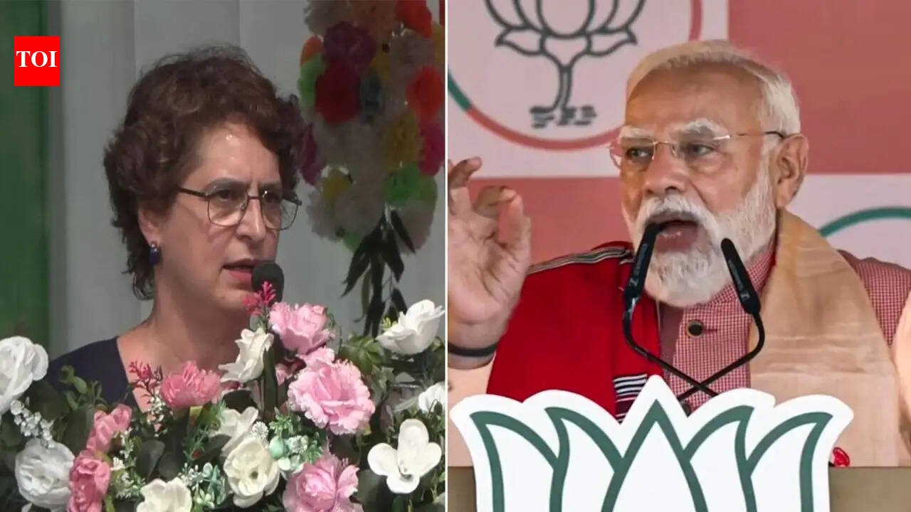 ‘Double-ghulami govt’: Priyanka Gandhi calls PM ‘slave’ of US, Assam CM Himanta that of Modi | India News