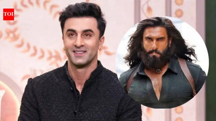 Fan tells Ranbir Kapoor that he did a great job in 'Dhurandhar', the actor reacts: 'That's a different Ranveer Singh' |