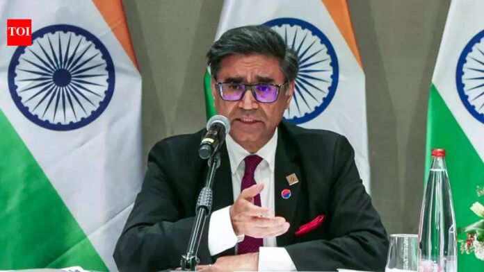 Foreign secretary Vikram Misri represents India as 60+ nations discuss Hormuz crisis | India News