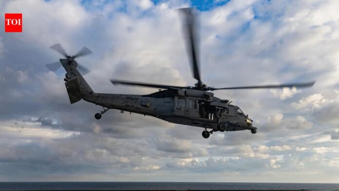 US helicopter on search mission for downed jet also hit by projectile, claims Iran media