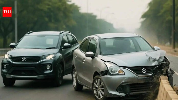 Woman dies in car crash after dispute with fiance in Noida | Noida News