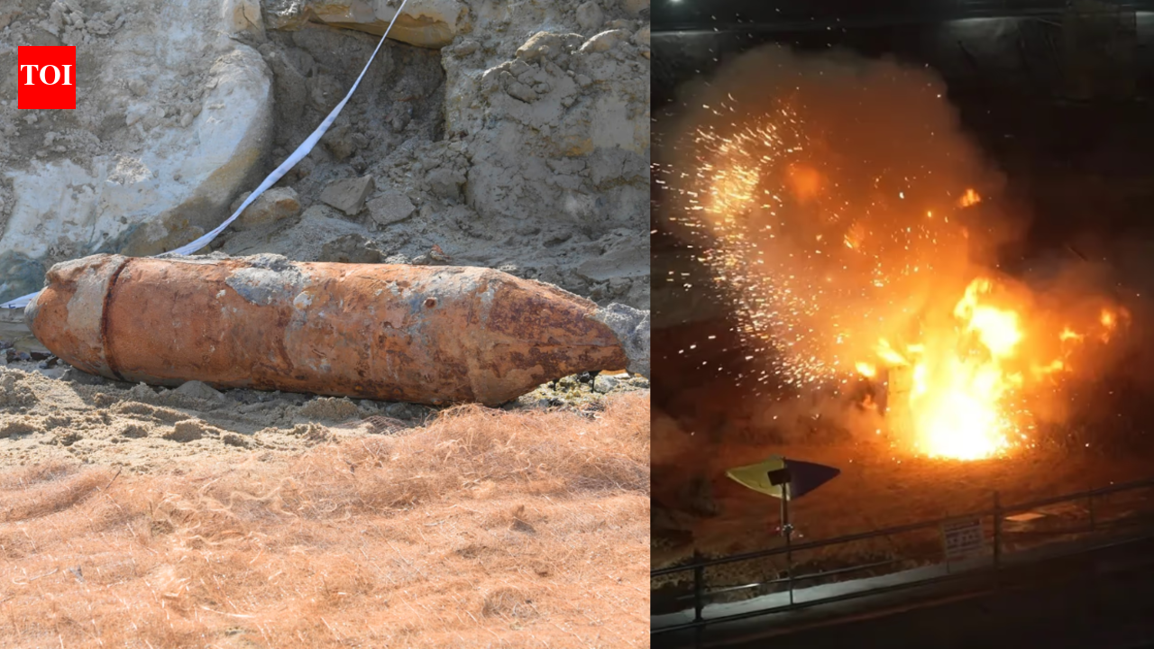 Wwii Bomb Singapore: Singapore safely detonates massive 250kg WWII bomb near airport without disrupting flights | World News